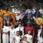 Presentación de candidatas a Reina Infantil en el Carnaval de Santiago